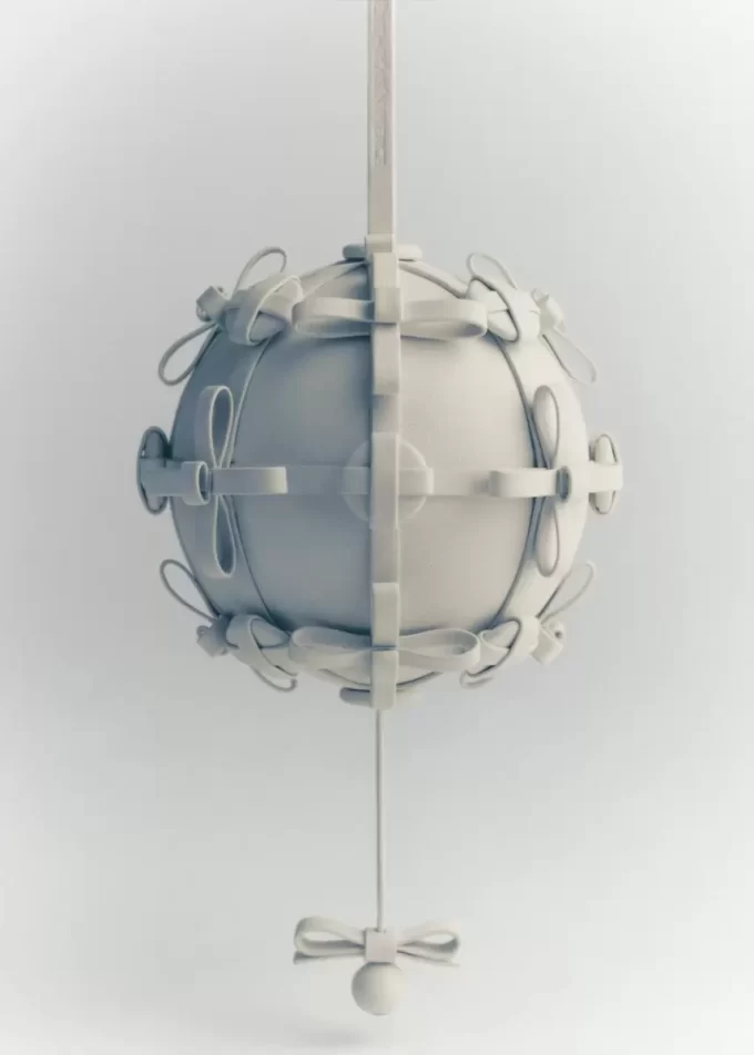 Button Bow Sphere Edition Porcelain Button Bow Sphere Edition Porcelain