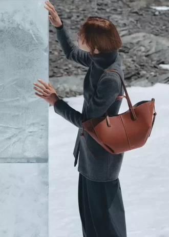 Cyme Mini Edition  Textured Cognac