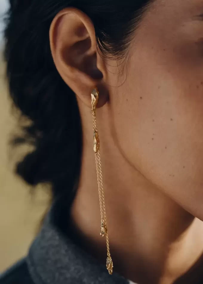 Eroz Chain Earrings Edition gilded edition Eroz Chain Earrings Edition gilded edition