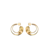 Eroz Hoop Earrings Edition 24 carat gold gilded Eroz Hoop Earrings Edition 24 carat gold gilded