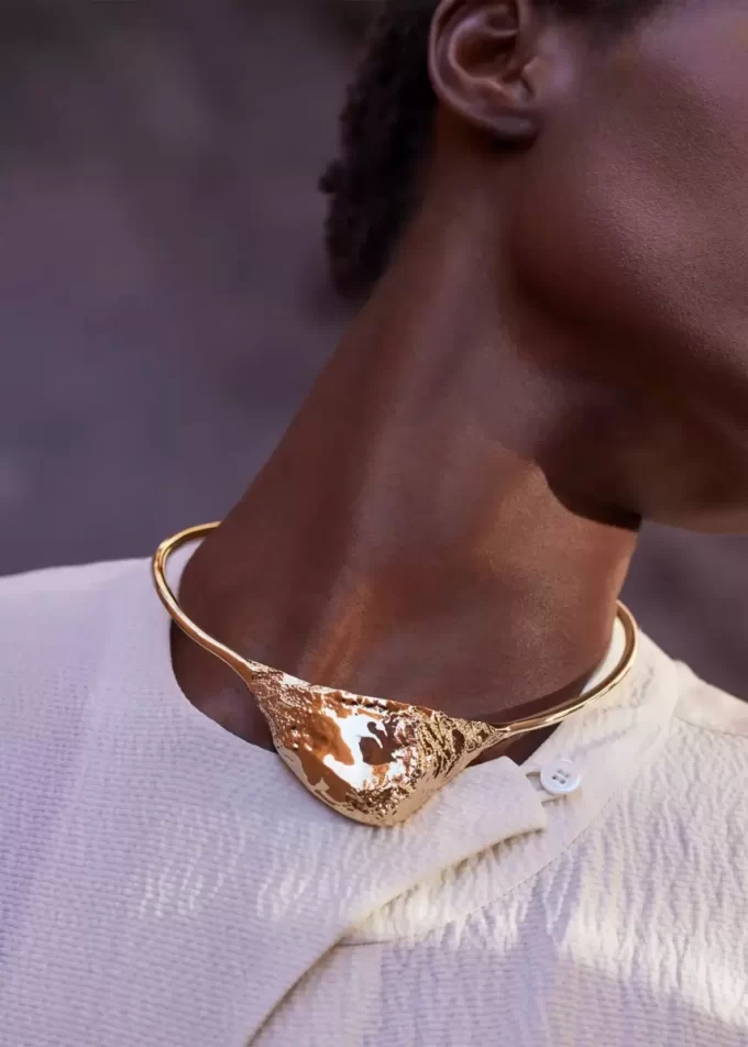 Eroz Necklace Edition 24 carat gold gilded Eroz Necklace Edition 24 carat gold gilded