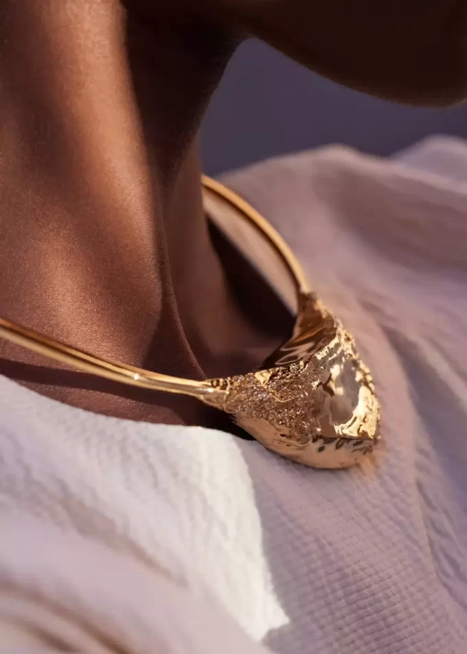 Eroz Necklace Edition 24 carat gold gilded Eroz Necklace Edition 24 carat gold gilded