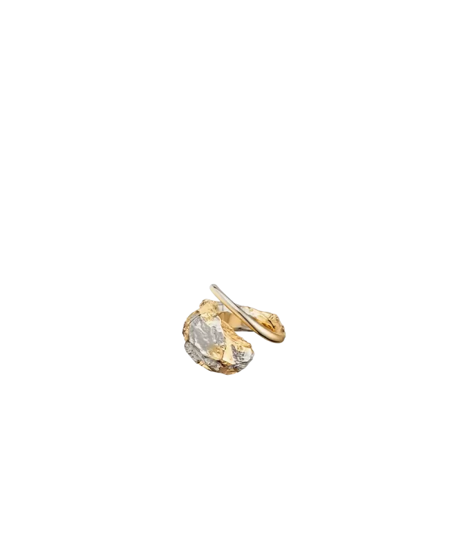 Eroz Ring Edition Duo palladium with 24 carat gold plating Eroz Ring Edition Duo palladium with 24 carat gold plating