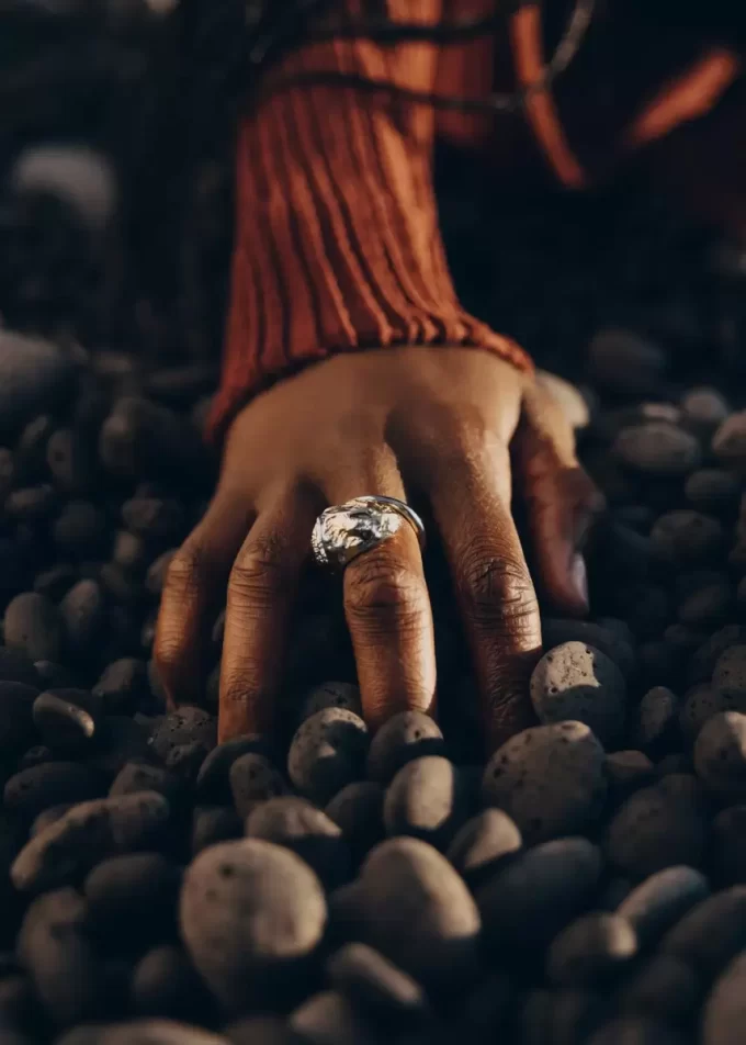 Eroz Ring Edition Duo palladium with 24 carat gold plating Eroz Ring Edition Duo palladium with 24 carat gold plating