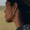 Eroz Slim Hoop Earrings Edition gilded edition