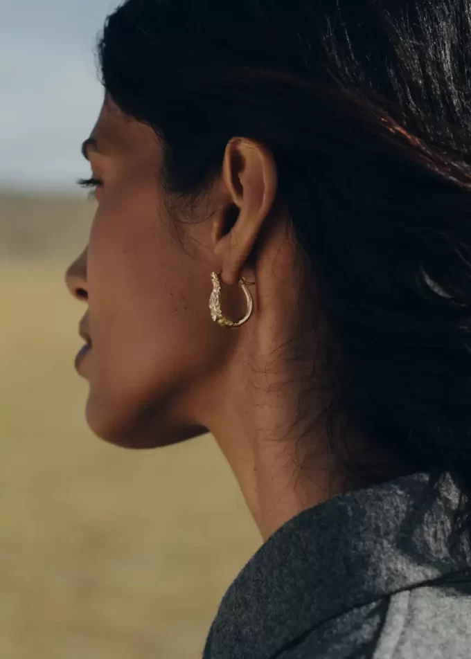 Eroz Slim Hoop Earrings Edition gilded edition