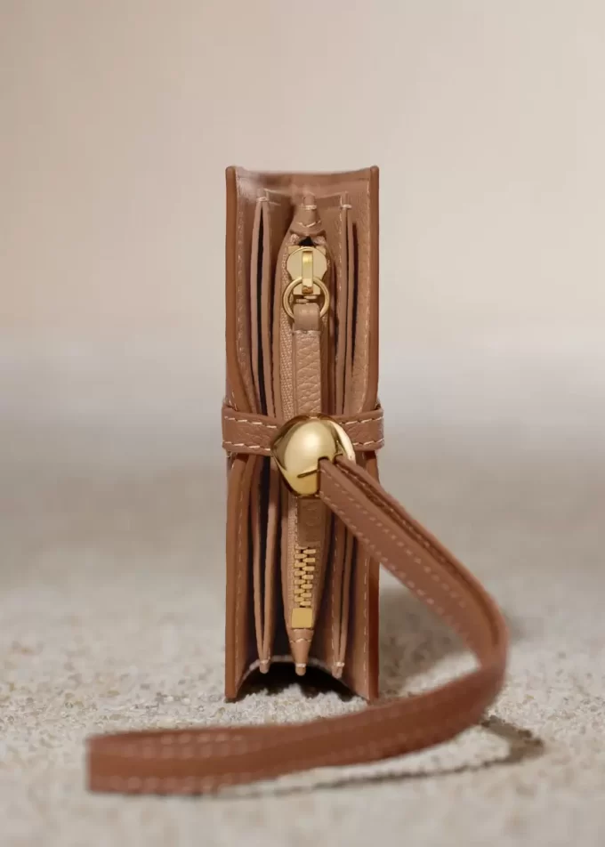 Kayé Card Holder Edition  Textured Duo Camel