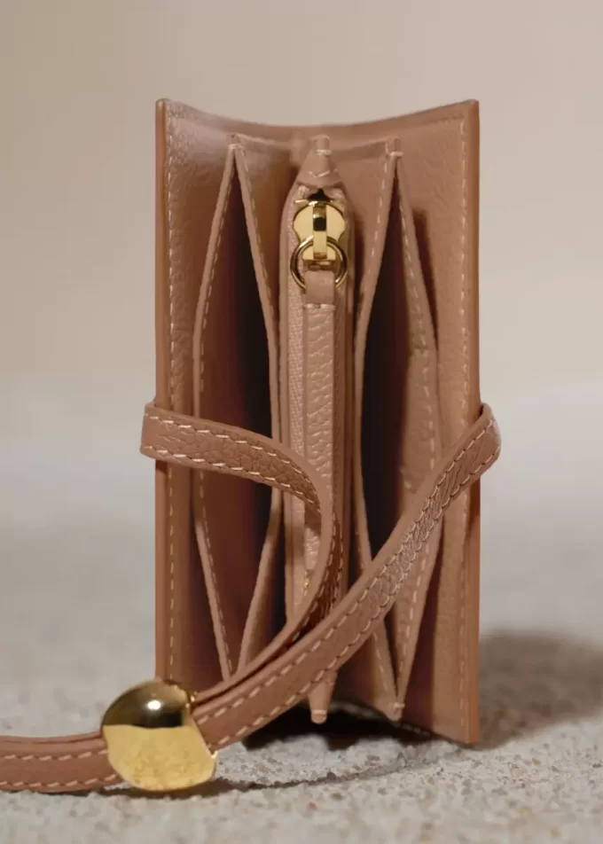Kayé Card Holder Edition  Textured Duo Camel