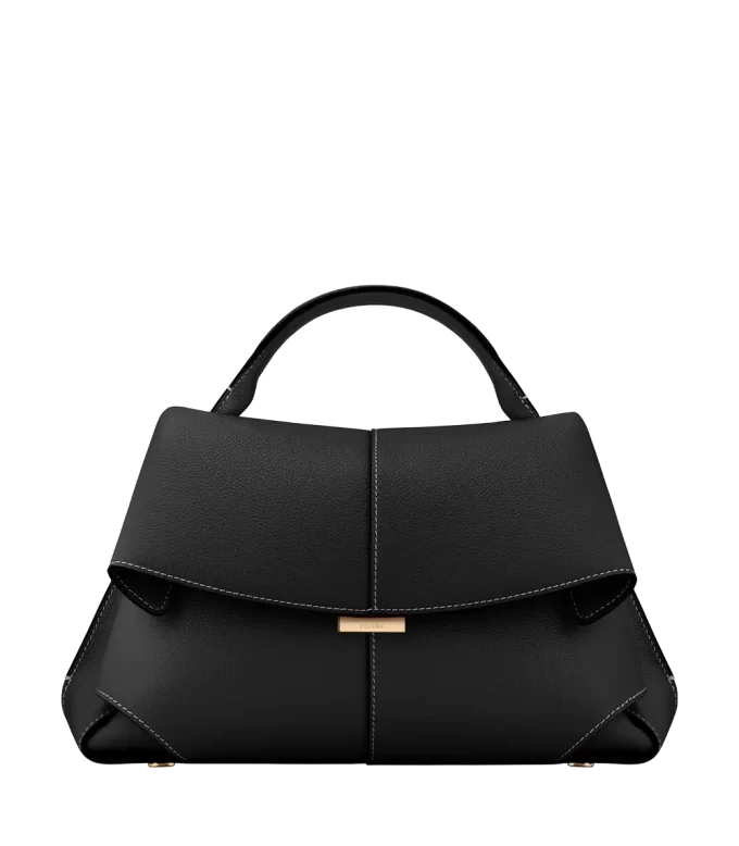 Mokki Edition Textured Black with Ecru Stitching Mokki Edition Textured Black with Ecru Stitching