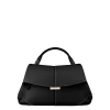 Mokki Mini Edition  Textured Black with Ecru Stitching