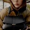 Mokki Mini Edition  Textured Black with Ecru Stitching