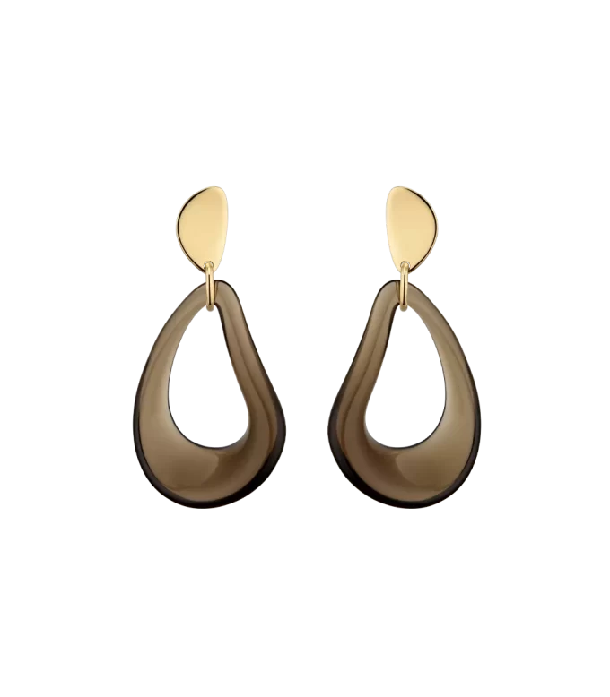 Naé Drop Earrings Edition Smoked glass Naé Drop Earrings Edition Smoked glass