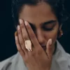 Éole Draped Ring Edition 24 carat gold gilded Éole Draped Ring Edition 24 carat gold gilded
