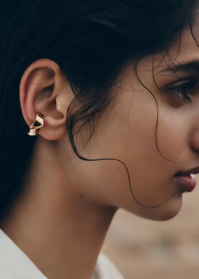 Éole Earcuff Edition 24 carat gold gilded Éole Earcuff Edition 24 carat gold gilded