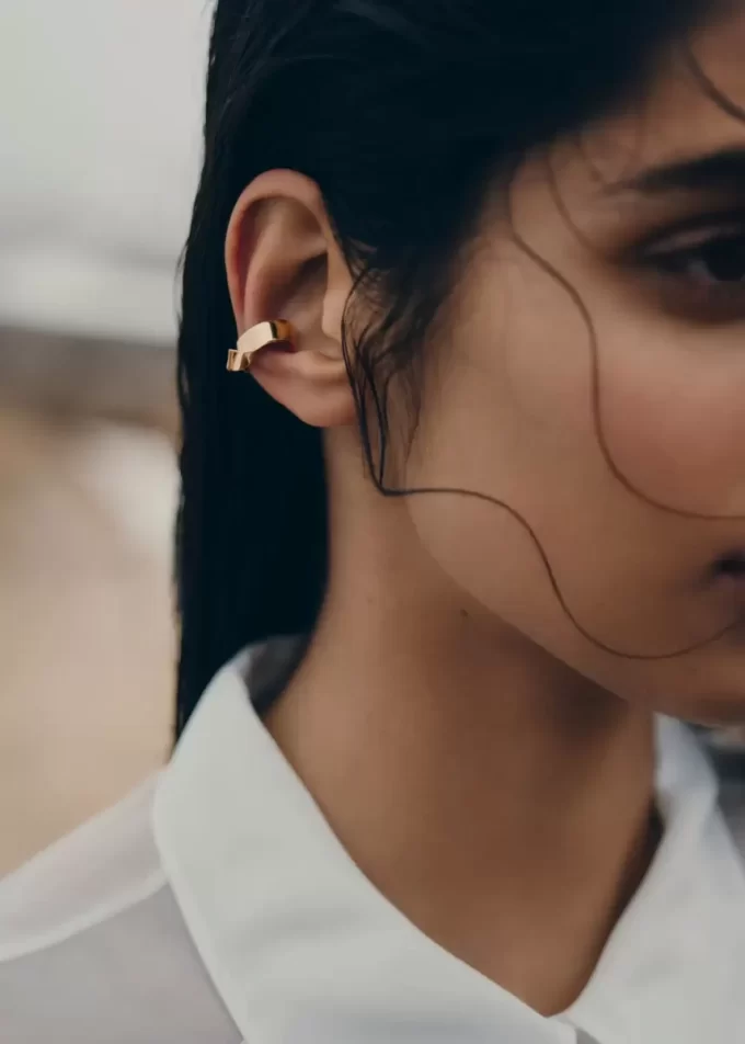 Éole Earcuff Edition 24 carat gold gilded Éole Earcuff Edition 24 carat gold gilded