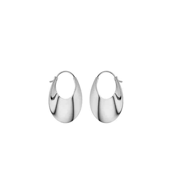 Éole Slim Hoop Earrings Edition plated brass