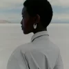 Éole Slim Hoop Earrings Edition plated brass