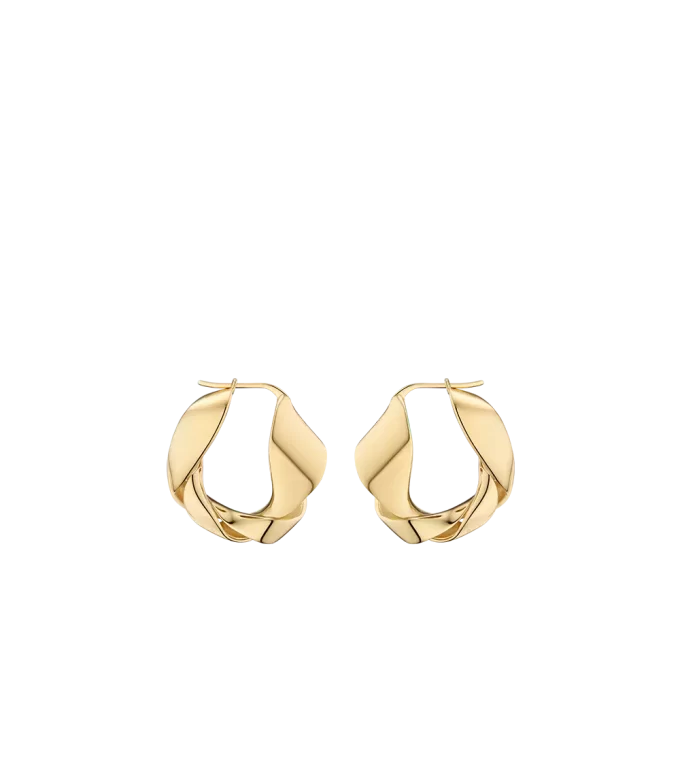 Éole Wavy Hoop Earrings Edition gilded edition Éole Wavy Hoop Earrings Edition gilded edition
