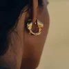 Éole Wavy Hoop Earrings Edition gilded edition Éole Wavy Hoop Earrings Edition gilded edition