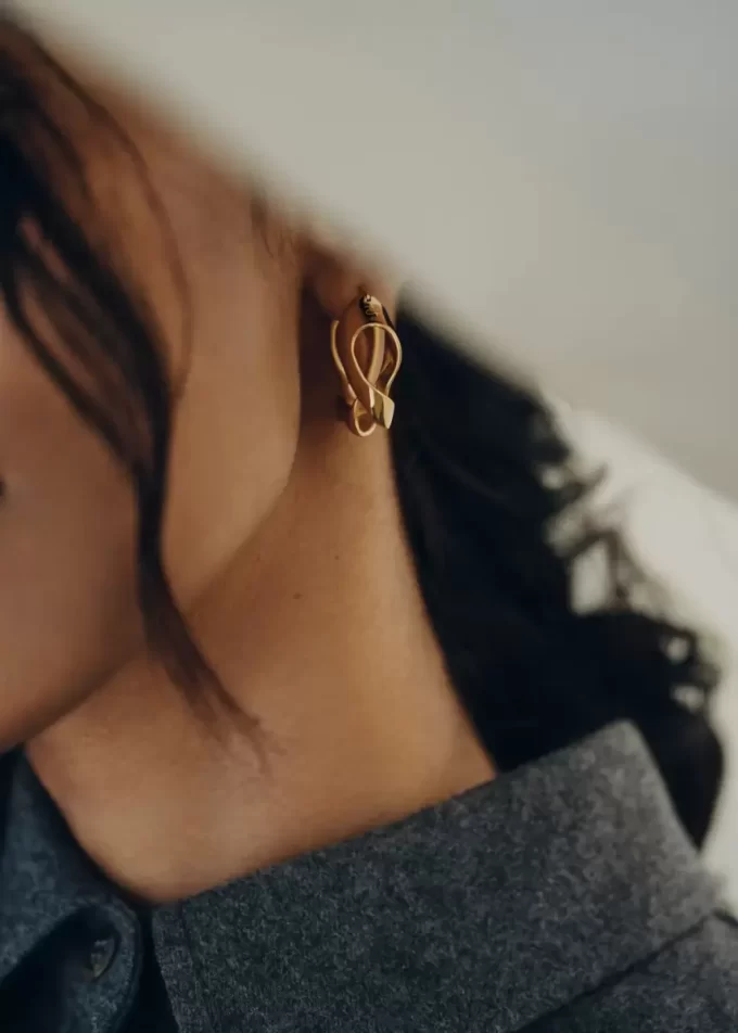 Éole Wavy Hoop Earrings Edition gilded edition Éole Wavy Hoop Earrings Edition gilded edition