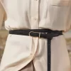 Thin Umi Belt Edition Black Lizard Print Thin Umi Belt Edition Black Lizard Print