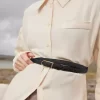 Thin Umi Belt Edition Black Lizard Print Thin Umi Belt Edition Black Lizard Print