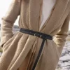 Thin Umi Belt Edition Textured Black Thin Umi Belt Edition Textured Black