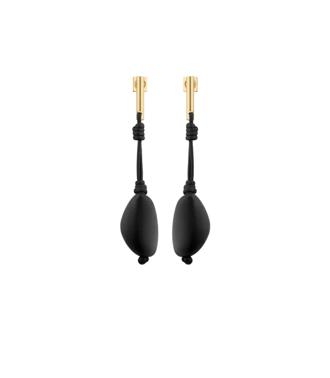 Téré Drop Earrings Edition Black Marble Téré Drop Earrings Edition Black Marble