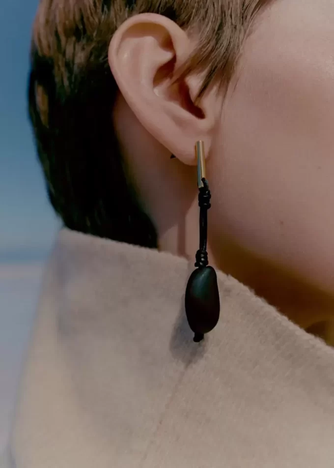 Téré Drop Earrings Edition Black Marble Téré Drop Earrings Edition Black Marble