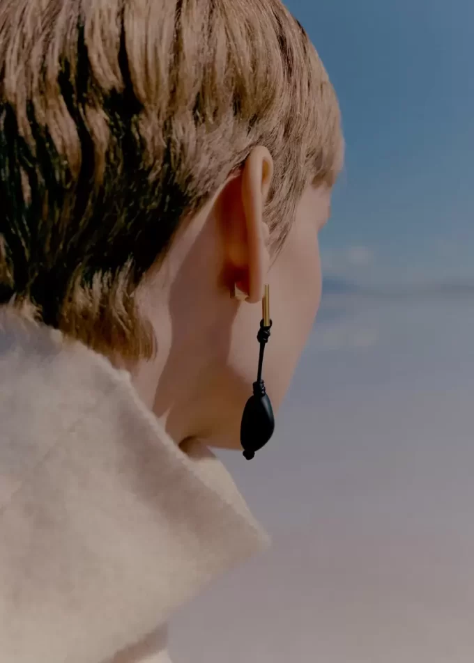 Téré Drop Earrings Edition Black Marble Téré Drop Earrings Edition Black Marble